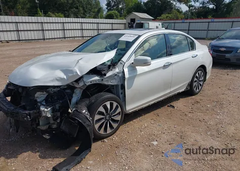 2017 Honda Accord Hybrid Touring z USA, uszkodzony, nr VIN JHMCR6F75HC007142